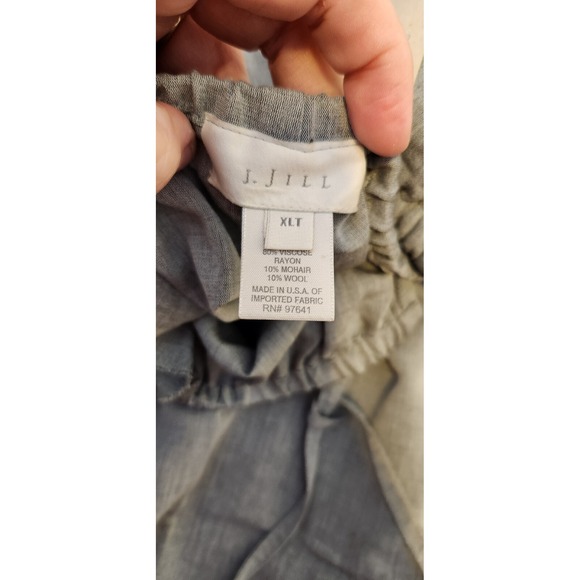 J. Jill Womens Pants Gray Size XLT Wide Leg Viscose‎ Mohair Wool Blend Pants NWT - Picture 5 of 9